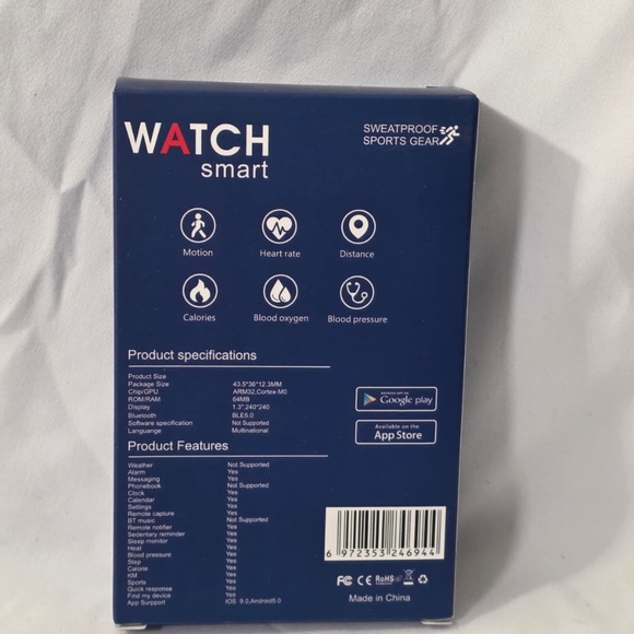 Green Wrist Smart Sport Watch FD68 Y56 Heart Rate Monitor Blood Pressure - Picture 3 of 6